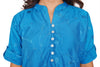 Blue Salwar Top Rolled Up