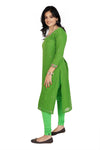 Parrot Green Chiffon Top