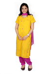 Bright Yellow Salwar Top